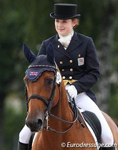 British Young Rider Eilidh Grant on Comanche Crumble :: Photo © Astrid Appels