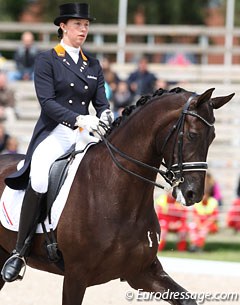 Dutch Stephanie Kooijman and Winston finished sixth in the freestyle