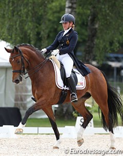 Carole Schepens and Velvet Dream were the best performing Belgian combination on day one