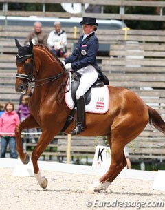 Austrian Tatjana Svehla on Donaublick (by Don Vino x Brentano II). 