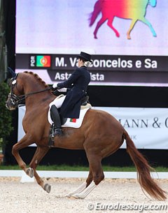 Portuguese individual rider Maria Julia Vasconcelos e Sa on Asta La Vista