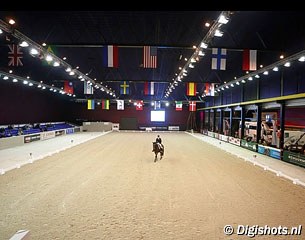 The arena at the 2012 Indoor Twente in Enschede, where the KWPN Stallion Competition took place :: Photo © Digishots.nl