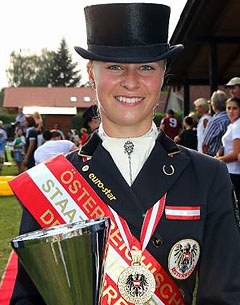 Victoria Max-Theurer wins the 2012 Austrian Dressage Championships :: Photo © Michael Rzepa