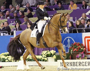 Charlott Maria Schurmann and Burlington win the 2012 Nurnberger Burgpokal Finals :: Photo © Silke Rottermann