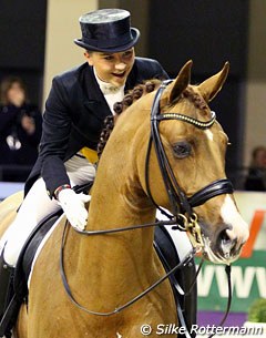 Charlott Maria Schurmann and Burlington win the 2012 Nurnberger Burgpokal Finals :: Photo © Silke Rottermann
