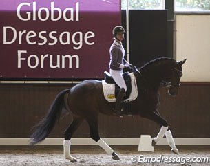 Adelinde Cornelissen and Zephyr at the 2012 Global Dressage Forum :: Photo © Astrid Appels