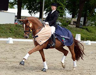 Annika Slüter and Rosenrot at the 2012 CDN Haftenkamp :: Photo © Ruchel