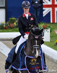 Charlotte Dujardin and Valegro are victorious at the 2012 CDI Hagen :: Photo © Selene Scarsi