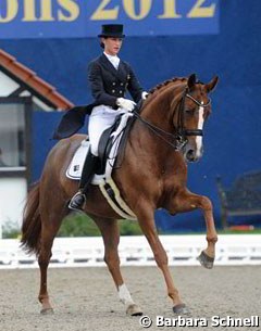 Louisa Luttgen and Diamantenborse at the 2012 CDIO-YR Hagen :: Photo © Barbara Schnell