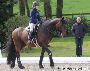 Wolfram Wittig coaching Victoria Max-Theurer on Augustin