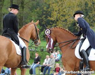 Kirsten Sieber on Charly and Fabienne Lutkemeier on Qui Vincit Dynamis