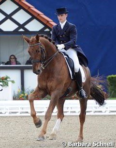 The Bavarian born and Aachen based Max Wadenspanner was the reserve champion on Bandor