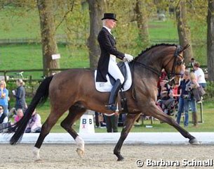 Brigitte Wittig preparing Balmoral for the show