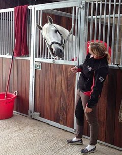 Jacqueline Brooks and D Niro at Hartpury College