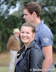 Helena Camp, who steered Voyager to a double Bundeschampion title in eventing and dressage, came to watch the pony at the Nationals