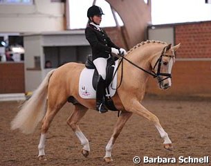 Nadine Krause on the former European pony champion Danilo