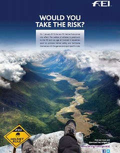 The FEI launches a global safety helmet campaign
