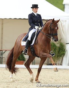 Lynne Maas and Zamora at the 2012 CDI Leudelange :: Photo © Astrid Appels