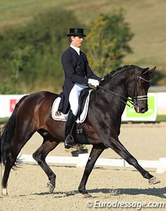 Michel Muyters and Riverdance at the 2012 CDI Leudelange :: Photo © Astrid Appels