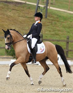 Febe van Zwambagt and Coco Jambo at the 2012 CDI Leudelange :: Photo © Astrid Appels
