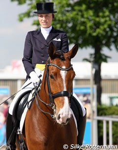 Hedda Droege and Ehrenwort Junior finished fourth in the Nurnberg Burgpokal qualifier