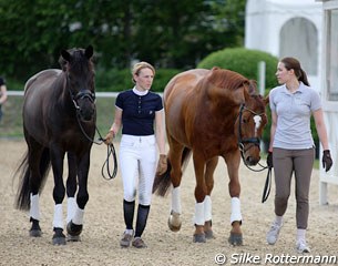 Hedda Droege with Fifth Avenue and Maria Kaldewei with Companero