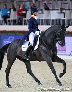 Adelinde Cornelissen and Tiara at the 2012 CDI Mechelen :: Photo © Astrid Appels