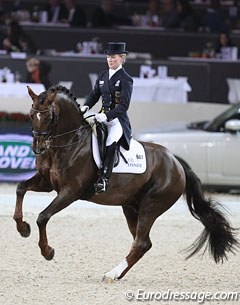 Helen Langehanenberg and Damon Hill NRW win the 2012 CDI Mechelen Grand Prix :: Photo © Astrid Appels