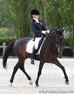 Lavinia Arl on Equestricons Epiascer at the 2012 CDIO-P Moorsele :: Photo © Astrid Appels