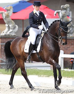 Saidja Brison and Moliere at the 2012 CDIO-PJYR Moorsele :: Photo © Astrid Appels
