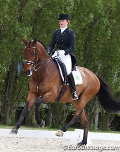 Swedish Alva Lander on the Danish warmblood Herbie Hancock