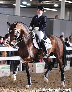 Australian Hayley Beresford on the 12-year old Holsteiner stallion Simba G