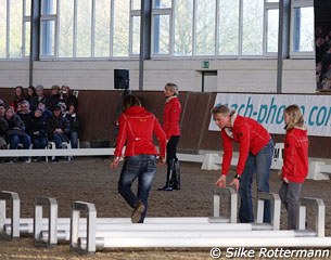 Cavaletti work is instrumental in the training and for the motivation of horses