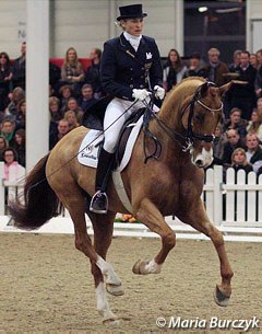 Ingrid Klimke and Liostro at the 2012 CDN Munster :: Photo © Maria Burczyk