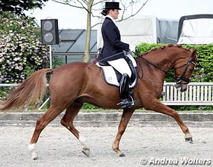 Silke Fütterer on Furst Piccolo's Junior