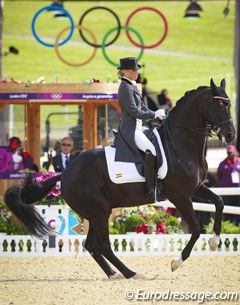 Spanish Morgan Barbançon competing at the 2012 Olympic Games in London :: Photo © Astrid Appels