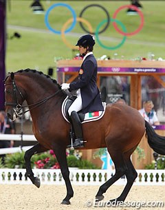 Portuguese individual Olympian Gonçalo Carvalho on the Lusitano stallion Rubi