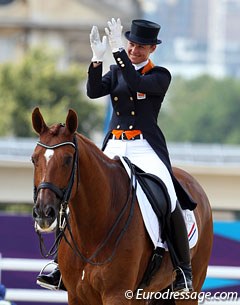 Adelinde Cornelissen says thanks to the fans and spectators