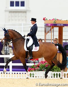 Jan Ebeling on the Oldenburg mare Rafalca