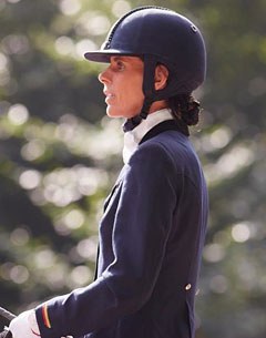 Michele George entering the arena for her gold medal winning freestyle