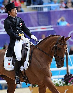 Yoshiaki Oiwa on the French bred Noonday de Conde :: Photo © Kit Houghton