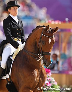 Danish individual rider Lisbet Seierskilde on the home bred Raneur (by Ragazzo x Schwadroneur)