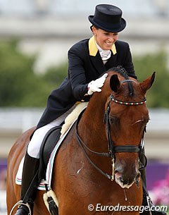 Valentina Truppa and Eremo del Castegno at the 2012 Olympic Games :: Photo © Astrid Appels