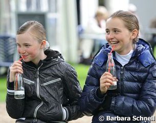 Keep on smiling: cousins Semmieke Rothenberger and Nadine Krause