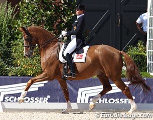 Ulla Salzgeber and Herzruf's Erbe at the 2012 CDI Perl :: Photo © Astrid Appels