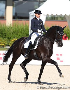 Dorothee Schneider and Horatio at the 2012 CDI Perl :: Photo © Astrid Appels