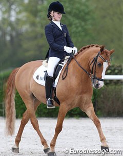Best scoring German in Roosendaal: Celine König on Dorn