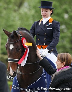 Angela Krooswijk on Roman Nature, who gets patted by Swiss judge Beatrice Burchler-Keller