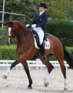 Belgian Laurence Roos on Ambaro Saturnus (by Montecristo)