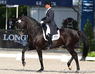 Another star for the future: Cathy Dallara's Noble Dream (by Caprimond), ridden by French Marc Boblet